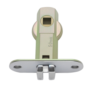 C50单舌品牌门锁体锁舌配件边距50长75圆角适用130孔中心距57门锁