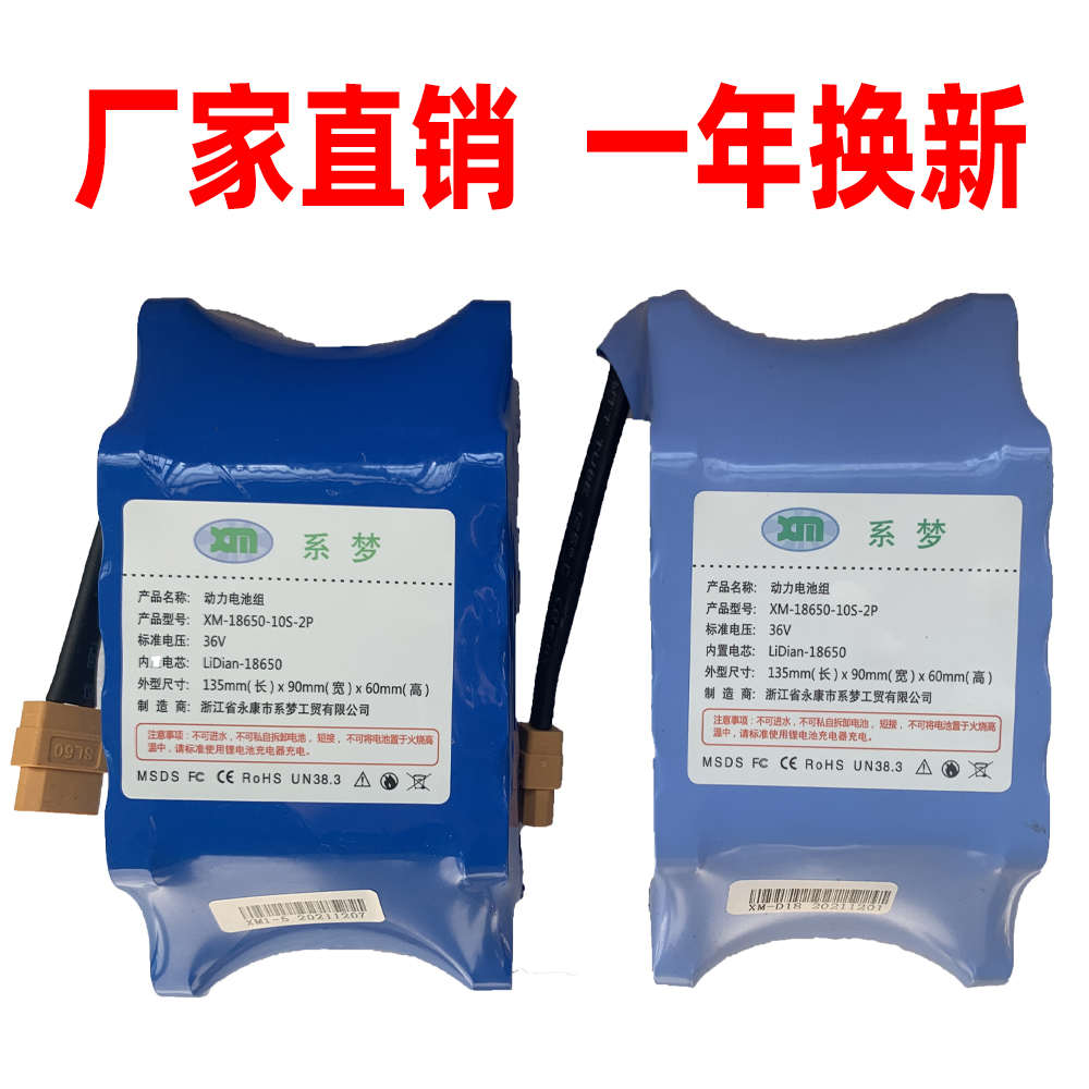 领奥 左拉 烁影平衡车电池36V42V通用阿尔郎20节大容量领奥动力组