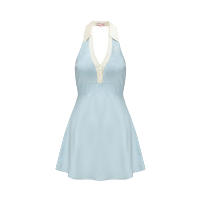 NanaJacqueline挂脖连衣裙