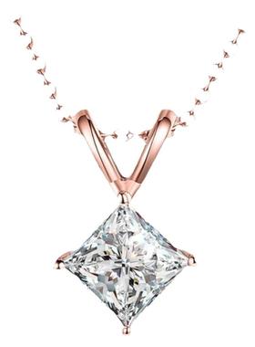 项链女时尚公主方锁骨链