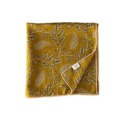 黄色羊毛围巾女款2025新款秋冬季羊绒丝巾小方巾系脖高级感护颈薄