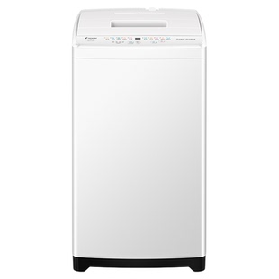 海尔出品统帅6kg全自动波轮洗衣机小型婴儿家用宿舍出租房用白色