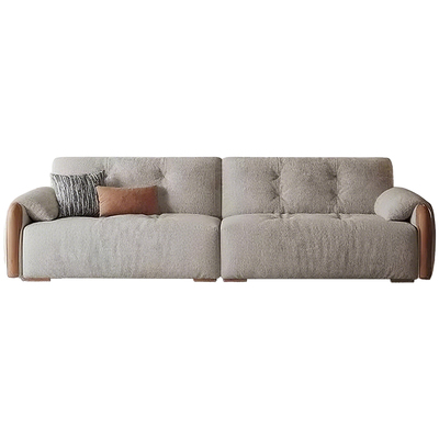 法式复古风可拆洗雪尼尔布艺沙发