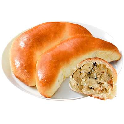 老沧口夹心面包花生芝麻馅面包