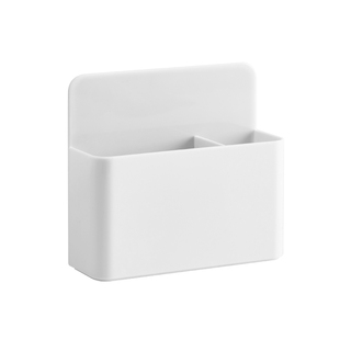 磁性笔筒可吸式收纳盒大容量磁吸笔盒放粉笔白板笔悬挂式冰箱黑板磁铁置物架分格收纳装笔的盒子多功能粉笔盒