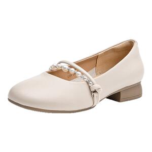 蜘蛛王玛丽珍旗袍鞋女2025年春季新款配裙子小皮鞋新中式女士单鞋