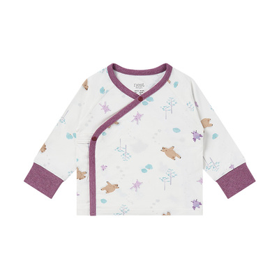 NestDesigns婴儿长袖开襟T恤