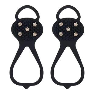 户外冰爪登山防滑鞋套雪地冬季鞋钉下雪冰抓防滑钉鞋底贴雪爪东北