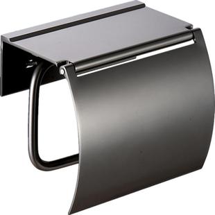 太空铝厚厕纸盒卫生间纸巾盒免打孔纸巾架厕所纸巾盒卷纸圆纸巾架