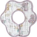 嫚熙婴儿纯棉花瓣口水巾 夏季薄款A类围兜