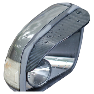 汽车后视镜雨眉倒车镜晴雨挡碳纤维挡雨板防尘遮雪改装车配件用品