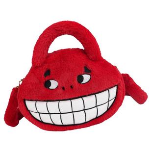 甘肃省博物馆文创鲵红了毛绒包包手提包斜挎包生日新年礼物送女生