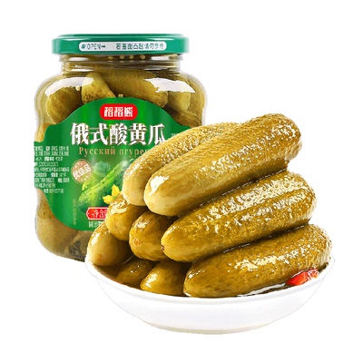稻稻熊俄式酸黄瓜泡菜