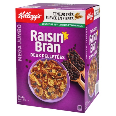 美国kellogg's提子干麦片1.44kg