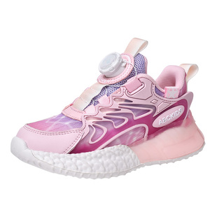 ABCKIDS童鞋女童鞋2026春季新品春秋款儿童运动鞋网面透气旋转扣