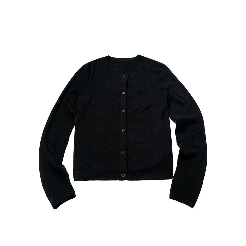 RHER STUDIO“高知排扣” 100%水溶羊毛针织春秋休闲百搭开衫W006