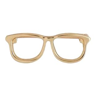 光面眼镜胸针高级感简约女小众个性别针毛衣配饰胸口防走光神器