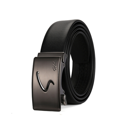 沙驰商务大气正品青年自动扣皮带