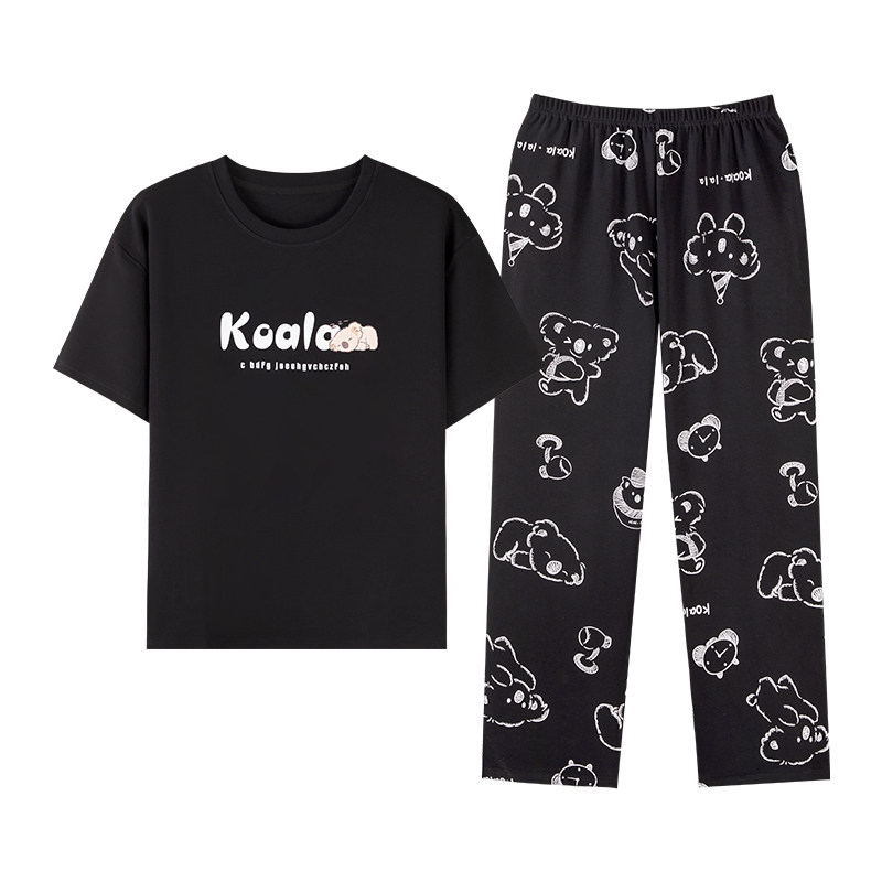 佳韵腾夏季纯棉小熊家居服套装