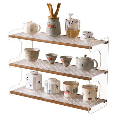 十一维度桌面杯子收纳置物架水杯架茶具茶杯架咖啡杯收纳盒杯架