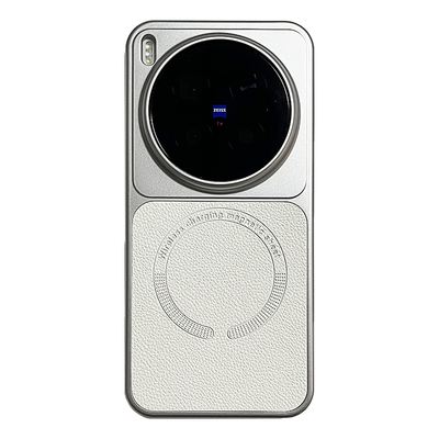 适用vivox300pro皮纹磁吸手机壳