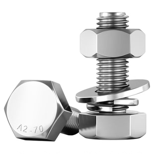 304不锈钢外六角螺丝螺母套装大全加长螺栓M4M5M6M8M10M12M16M20