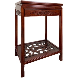 实木花架鱼缸架桌子茶几边几盆景架摆件桌工艺品奇石茶桌中式沙发