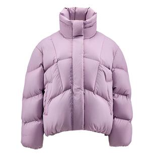 清仓君羽泡芙款700蓬鹅绒羽绒服女短款冬季时尚宽松版保暖外套066