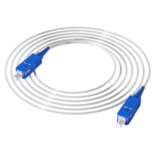 烽火天橙单模室内透明隐形光纤线fttr全屋组网单模单芯跳线成品万兆隐藏家用光转网光猫延长线非自粘转角器