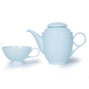 华光国瓷青瓷旅行茶具功夫茶具 中式高档青瓷茶具礼盒装 乾坤在握