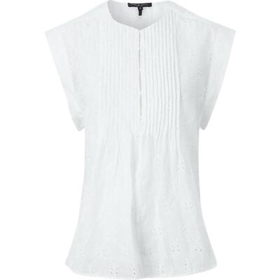 Rag＆Bone 春夏女刺绣苎麻女衫上衣