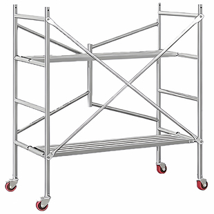 折叠脚手架全套加厚升降小型移动新型装修工地架子可移动便携马凳