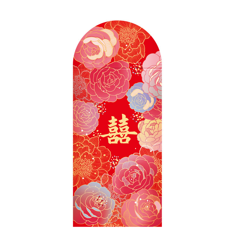 结婚礼红包繁花随礼伴娘利是封