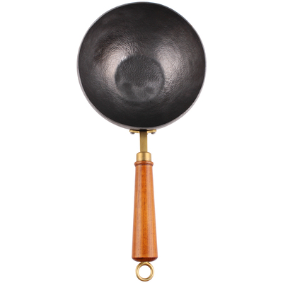 平野匠归手工锻打铁锅一人食奶锅宝宝辅食无涂层平底炒锅家用不粘