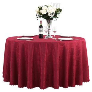 酒店桌布布艺圆形餐桌饭店餐厅茶几台布定制欧式方桌圆桌桌布订做