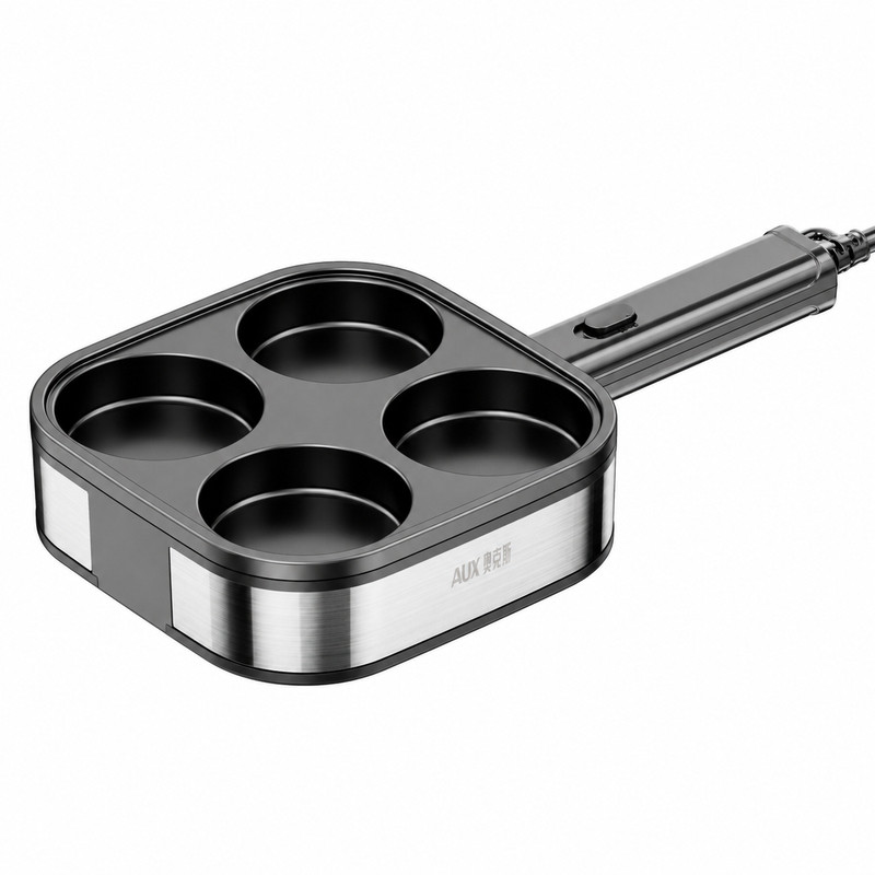 奥克斯四孔电煎锅煎鸡蛋汉堡神器