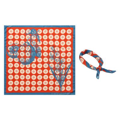 TIRES人造丝搭配头巾方巾