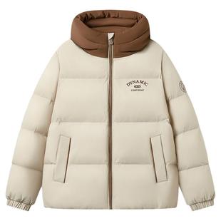 波司登2025新款短款时尚运动男童女童5A抗菌绒儿童四防羽绒防寒服