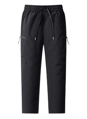 【三防面料】白鸭绒冲锋裤男女款