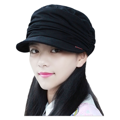 显脸小平顶帽时尚风大头围