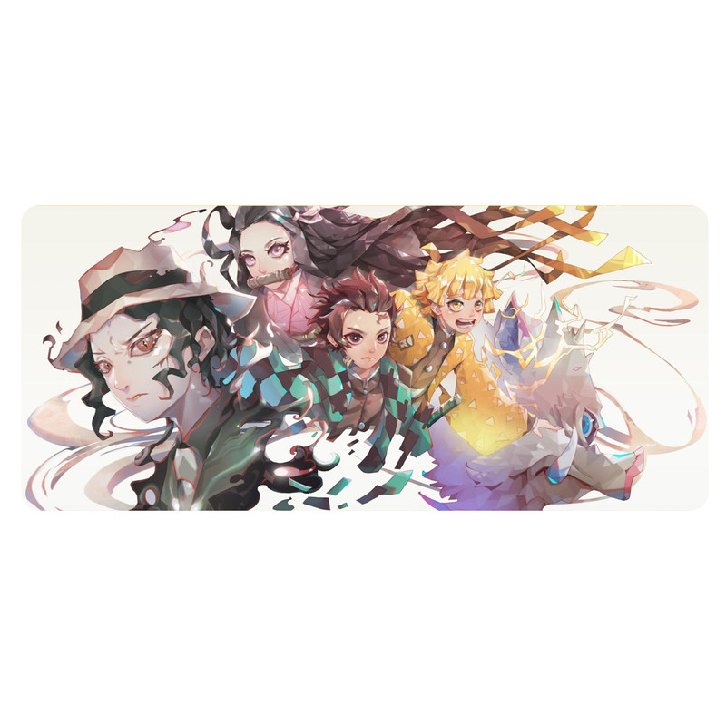 鬼灭之刃鼠标垫男生超大加厚办公桌垫电脑键盘垫动漫电竞游戏垫