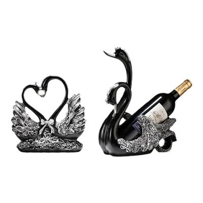 2025黑天鹅红酒架斜放乔迁礼物