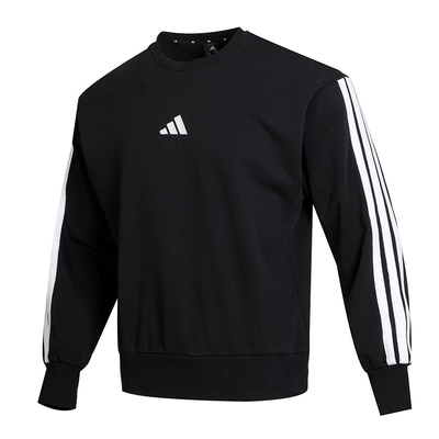 Adidas阿迪达斯圆领卫衣男2025新款休闲长袖宽松运动套衫JE6372