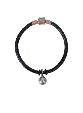 天然海水大溪地珍珠万能扣手环