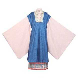 【重回汉唐簪花行】竖领大襟长袄长比甲马面裙套装明制汉服女成人