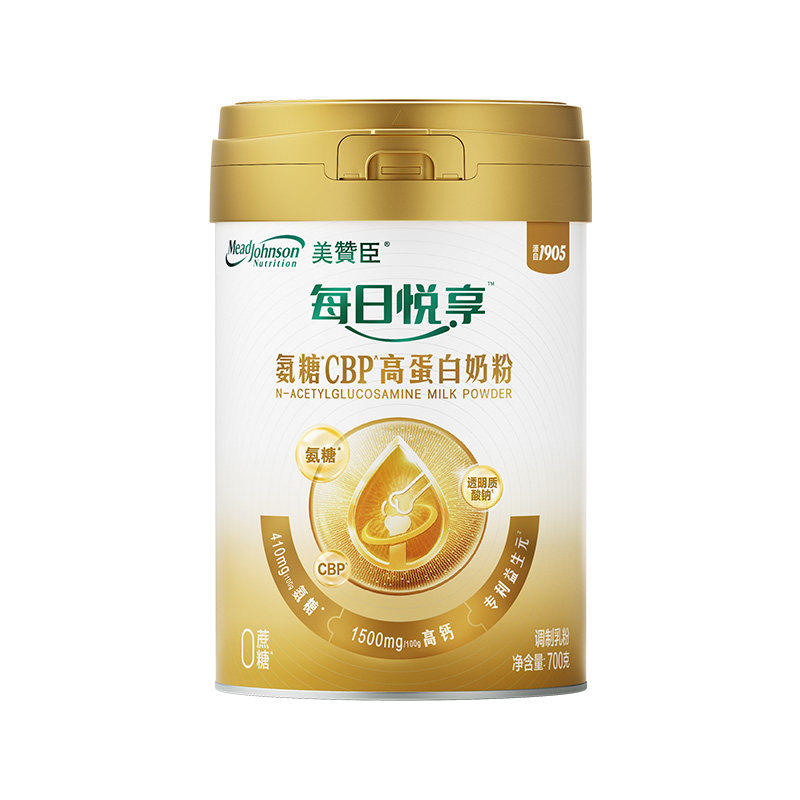 【胡可直播间】美赞臣氨糖CBP高蛋白奶粉成人补钙中老年奶粉高钙