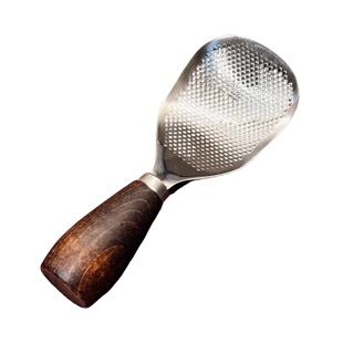 木柄可立式不锈钢饭勺不粘米饭铲家用不伤锅电饭锅打饭铲可站立