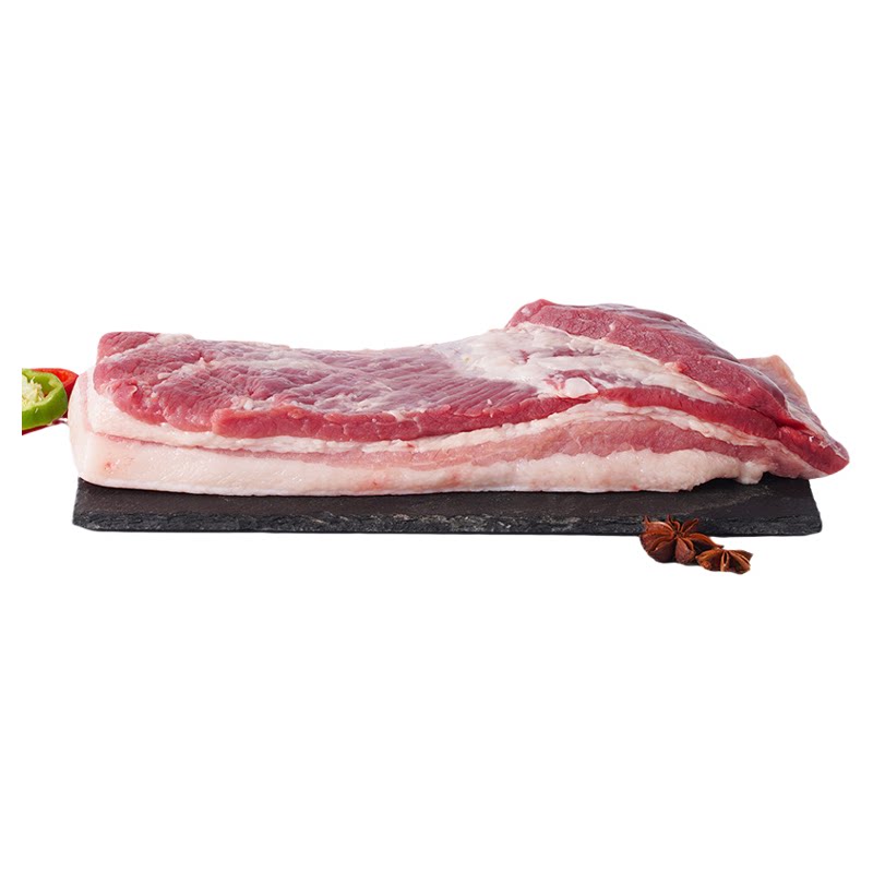 王明公五花肉2000g新鲜农家土猪肉五花肉生鲜冷冻烤肉食材