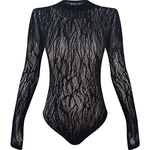 PINKHOT2026春季新品 野兽派V系列 蟒蛇纹立体镂空连体衣 3007871