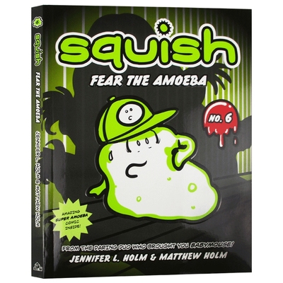 变形虫6 英文原版 Squish 6 Fear The Amoeba 纽约时报畅销书 英文版儿童漫画桥梁章节书 小学英语课外阅读 进口原版书籍